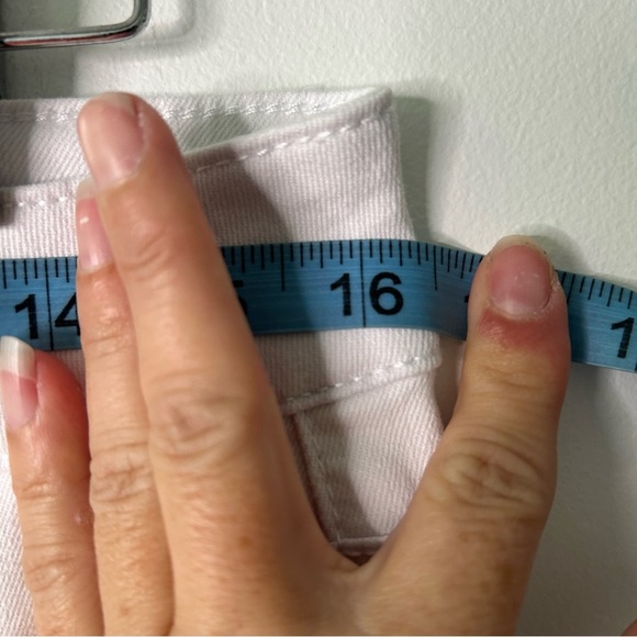 Seven7 Premium Quality Skin Fit High Rise Ankle Cropped Jeans White Size 12 - Picture 7 of 10